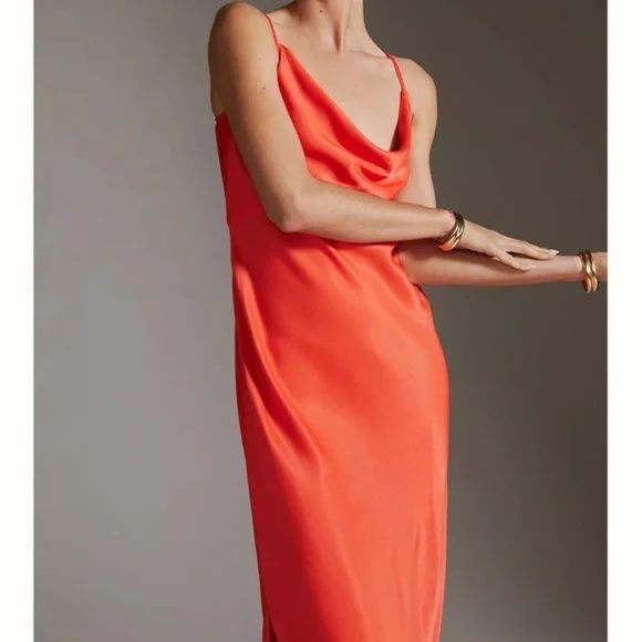 Anthropologie Elyse Slip Dress Size S - Picture 3 of 12